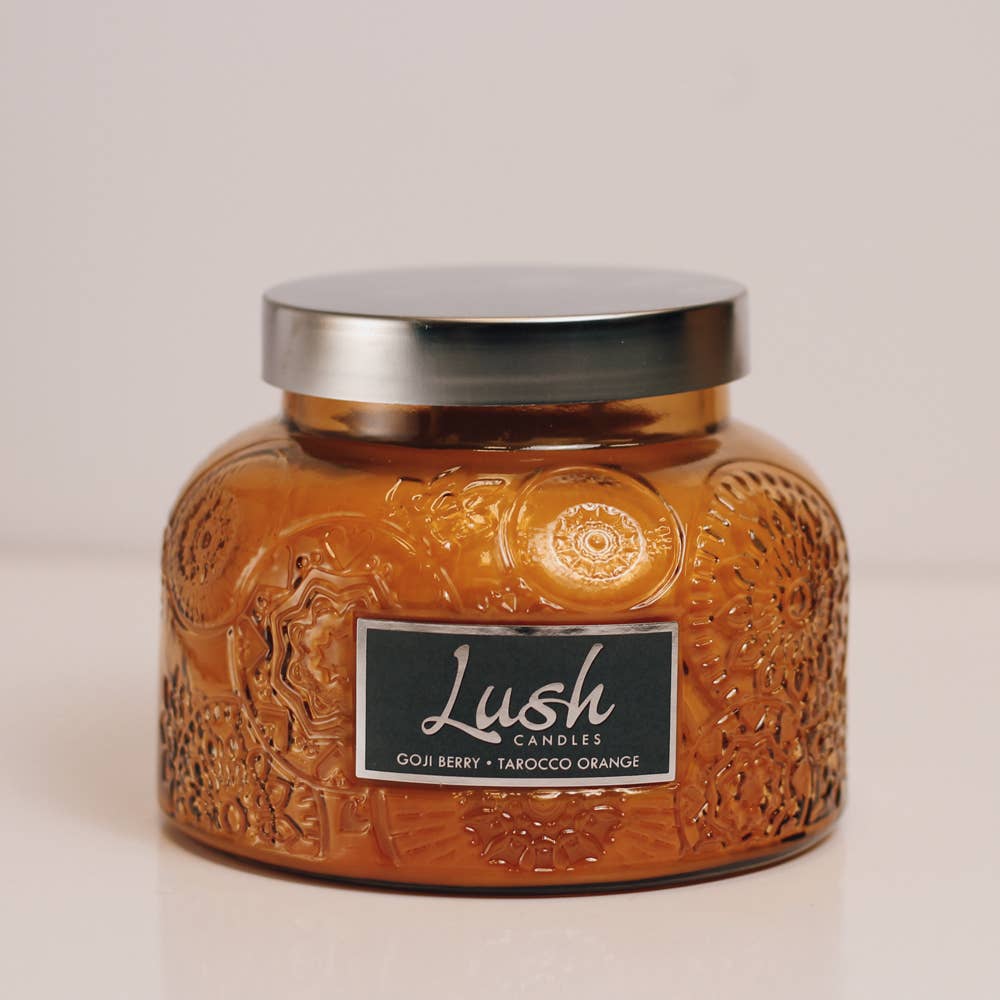 A Cheerful Giver - Lush Candle (20oz.) – Goji Berry Tarocco Orange