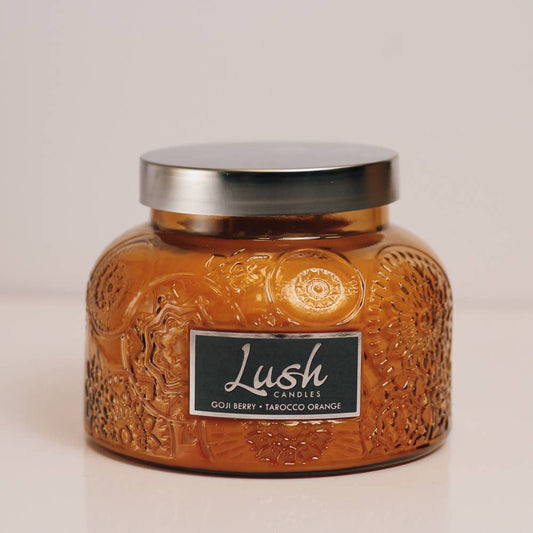A Cheerful Giver - Lush Candle (20oz.) – Goji Berry Tarocco Orange