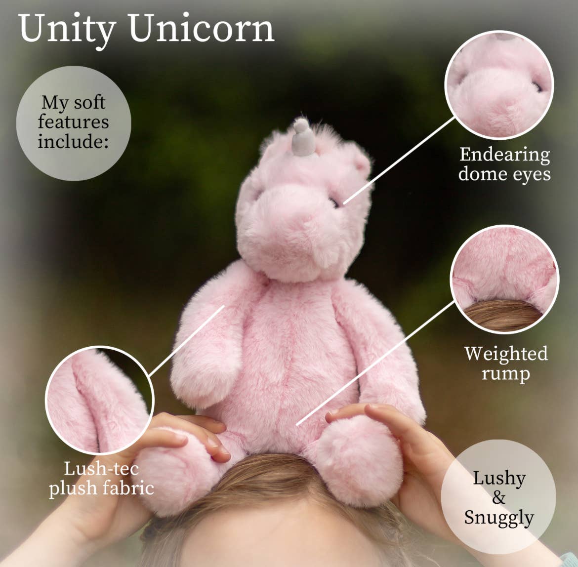 Unity Unicorn 10" Rose