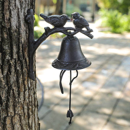 Vagabond Vintage - Cast Iron Double Bird Bell