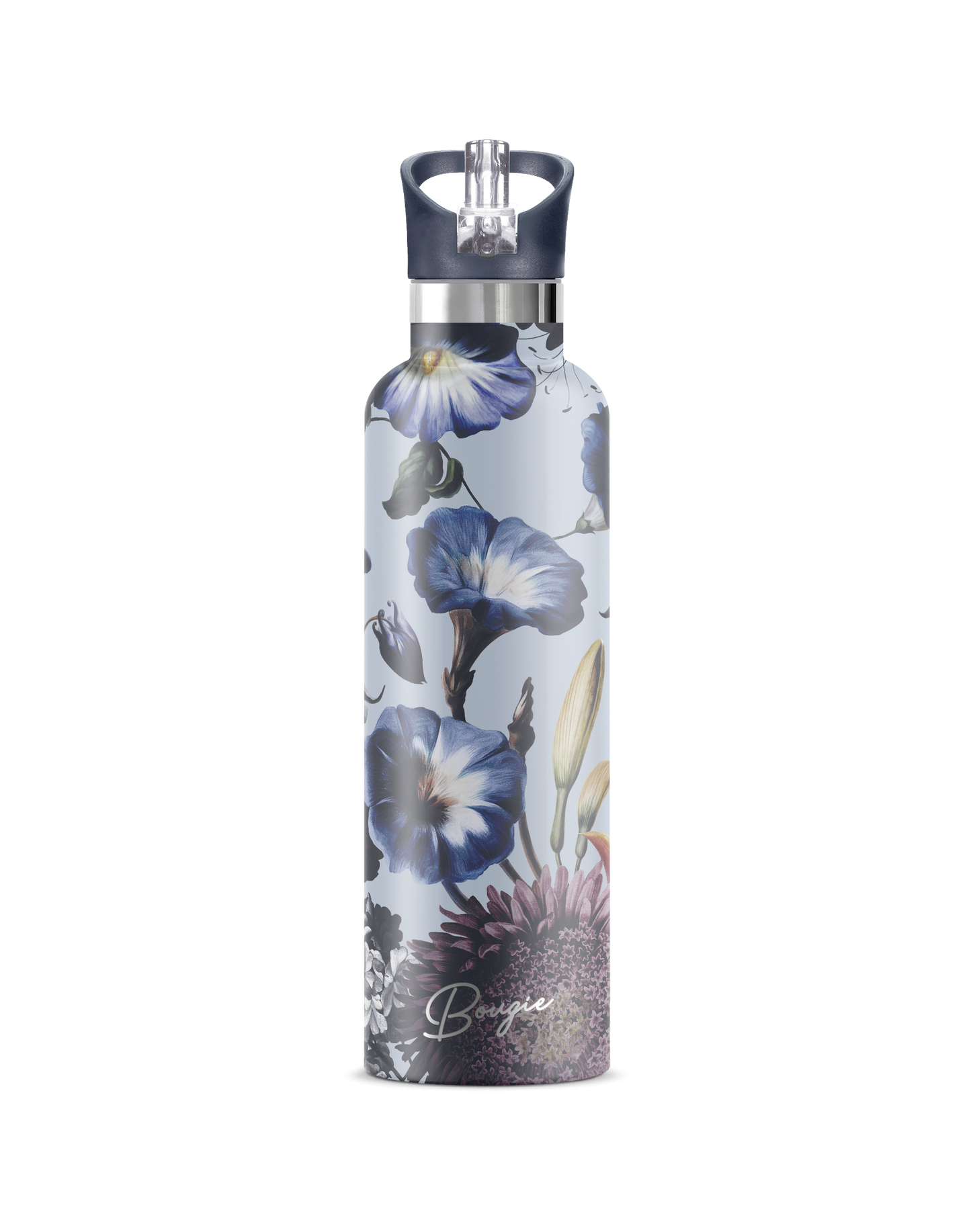 Nordic Fleur – Morning Glory Insulated Water Bottle | 25oz
