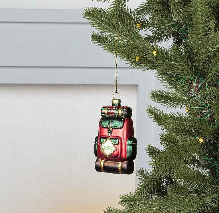 Camping Backpack Ornament
