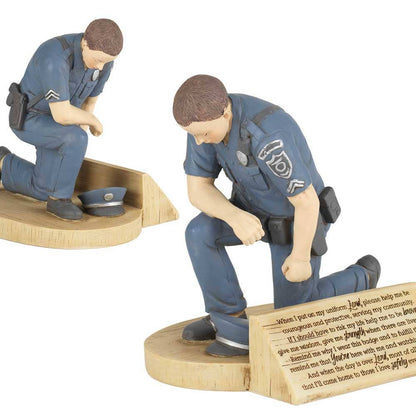 Figurine Police Officer's Prayer