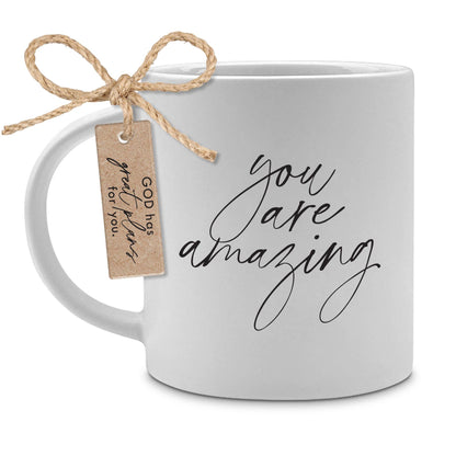 Taza LCP Blanca Eres Increíble 18oz Efesios 3:19