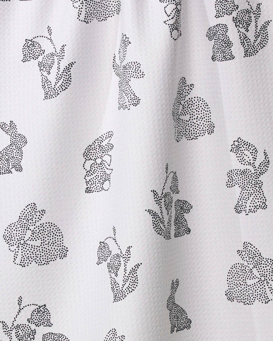 Bunny Dots Tea Towel