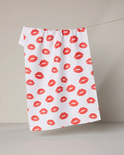 Geometry - Muchos Besos Tea Towel