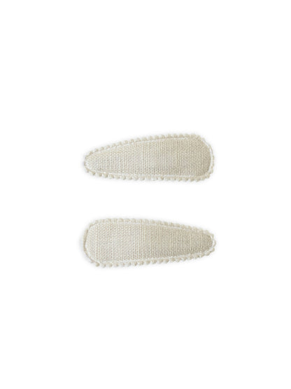Hair Clips 2 Pc Neutral