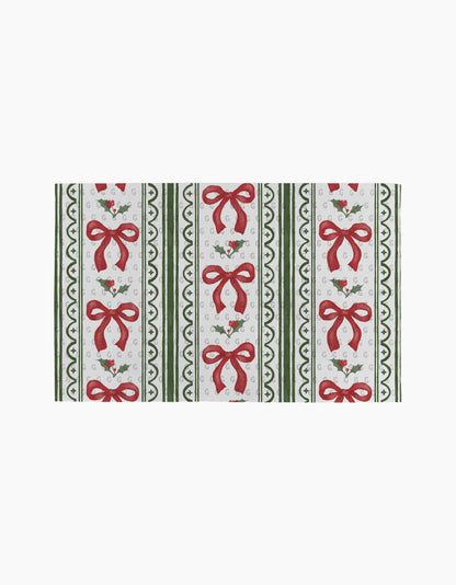Geometry - Christmas Bow Stripe Not Paper Towel