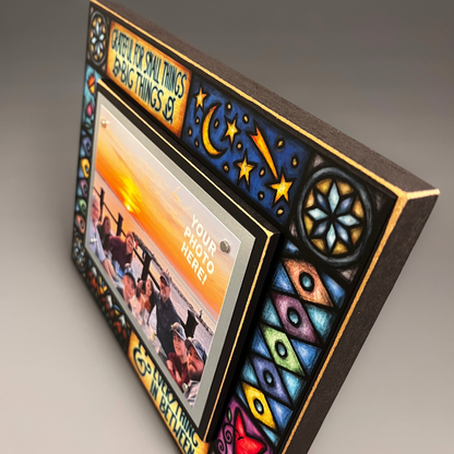 Agradecido por el marco de fotos.