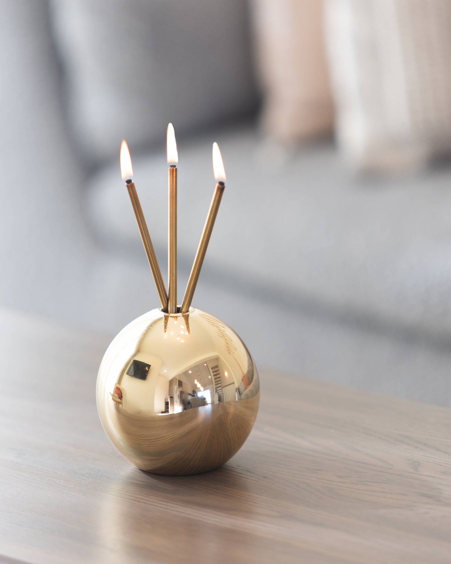 Neva Gold Metallic Vase for Everlasting Candles