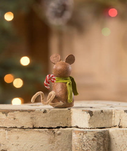 Bethany Lowe Designs - Little Mouse With Candy Canes