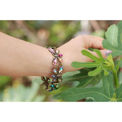 Joyería Sweet Romance - Pulsera vintage de luciérnaga arcoíris BR558
