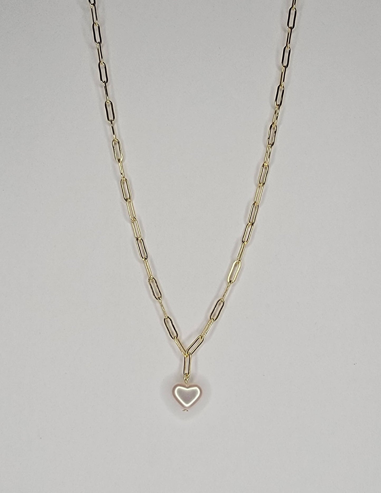 AURORA HEART PEARL NECKLACE