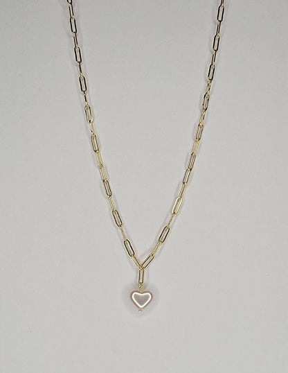 AURORA HEART PEARL NECKLACE