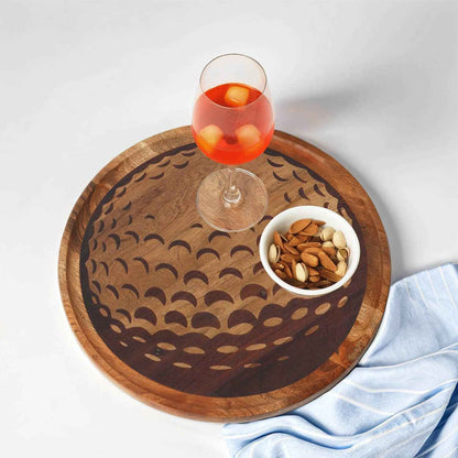Wood  Golf Ball Cutting Board