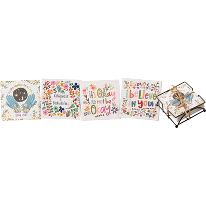 Juego de posavasos de Kindness