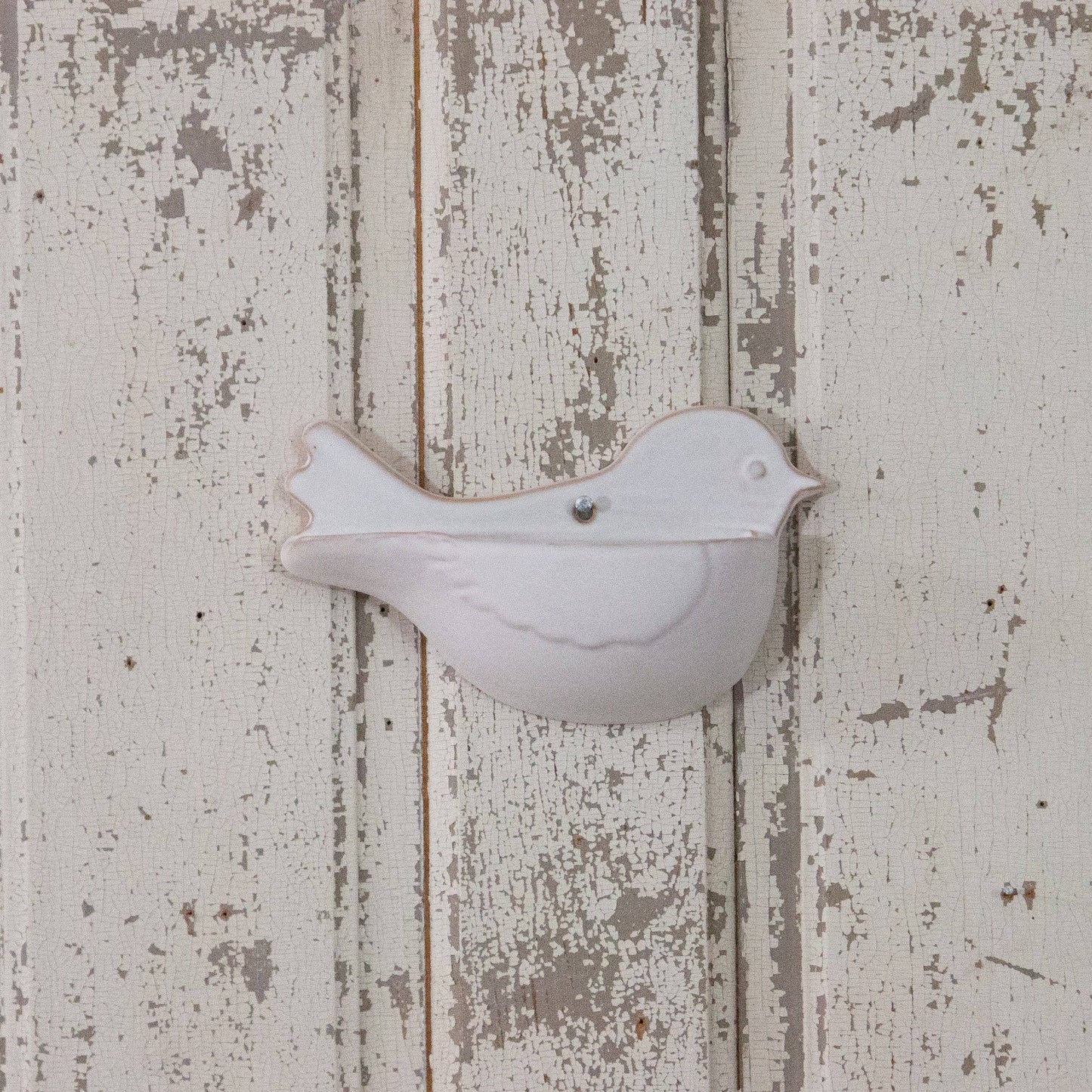 Stoneware Bird Wall Pocket