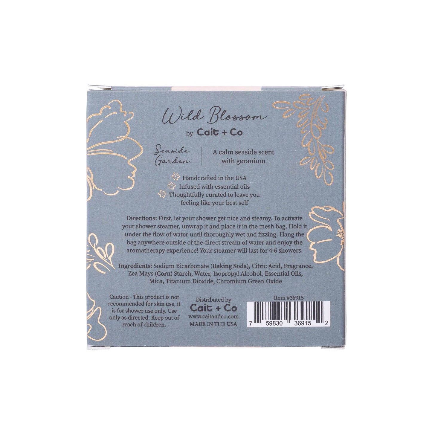 Shower Steamer - Calm Seaside & Geranium