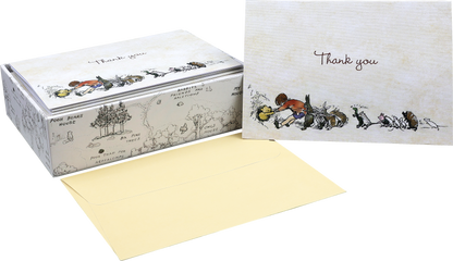 Notas de agradecimiento del oso Winnie the Pooh