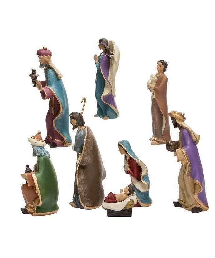 6.25"RESIN NATIVITY SET 8PC