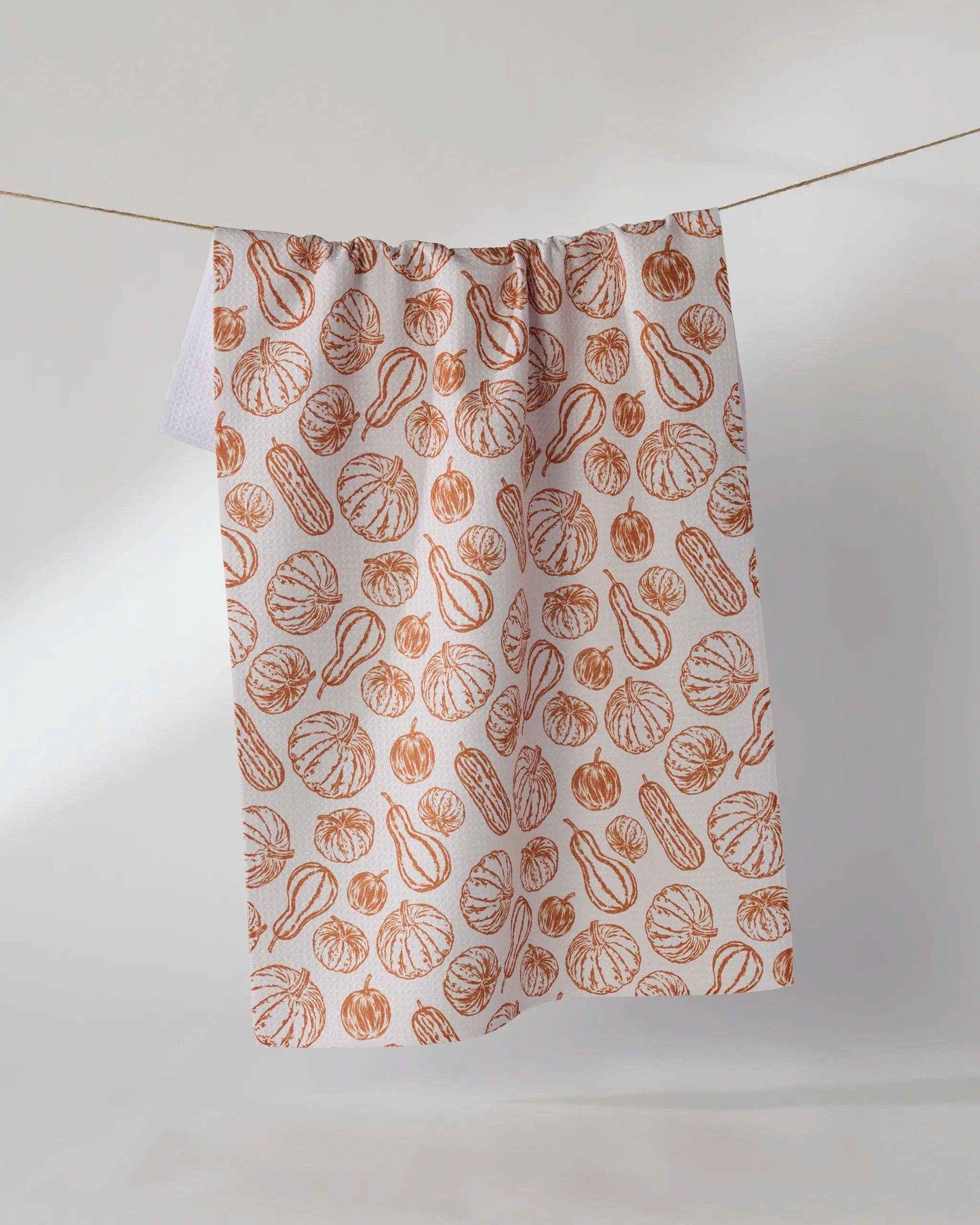 Harvest Sketch Tea Towel