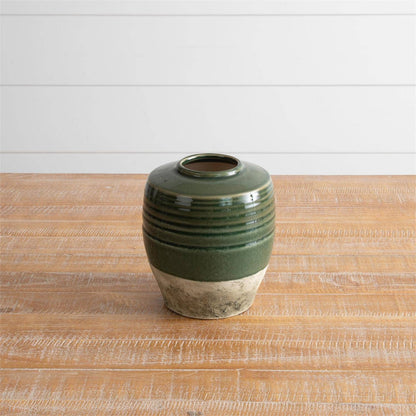 Vase - Two-Toned Green