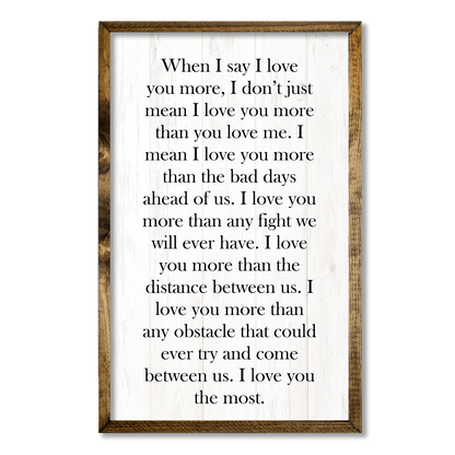 WHEN I SAY I LOVE YOU (WHITE)