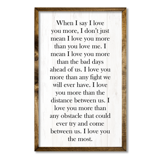 WHEN I SAY I LOVE YOU (WHITE)