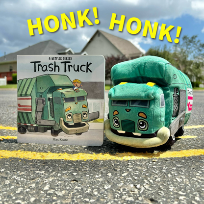 Trash Truck Plush (Board book sold Separately)