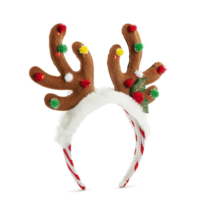 Lit Reindeer Headband