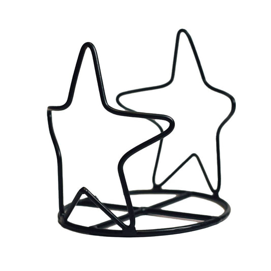 A Cheerful Giver - Star Candle Holder Jar (Black)