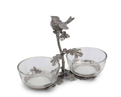 Vagabond House - Song Bird Double Condiment Bowl