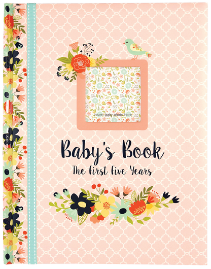 Baby's Book: The First Five Years Floral