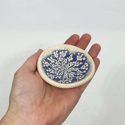 Pottery Dish Bowl - Queen Anne Snowflake