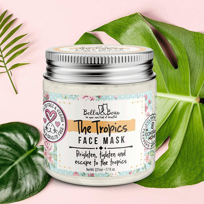 Tropics Face Mask - Vegan & Cruelty-Free Mini | Travel