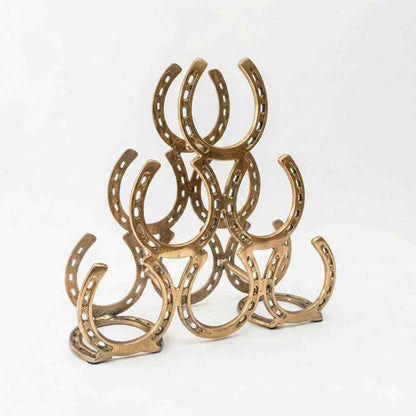 Textured Horseshoe 6-Bottle Holder