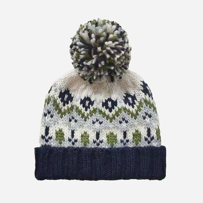 Fairisle Knit Hat, Navy | Baby & Kids Fall Winter Accessory