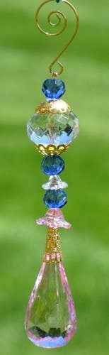 7" Long Acrylic Teardrop Ornament