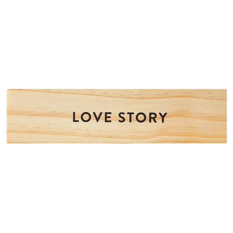Estudio de diseño Santa Bárbara de Creative Brands - Caja de madera con bolígrafo con gemas - Historia de amor