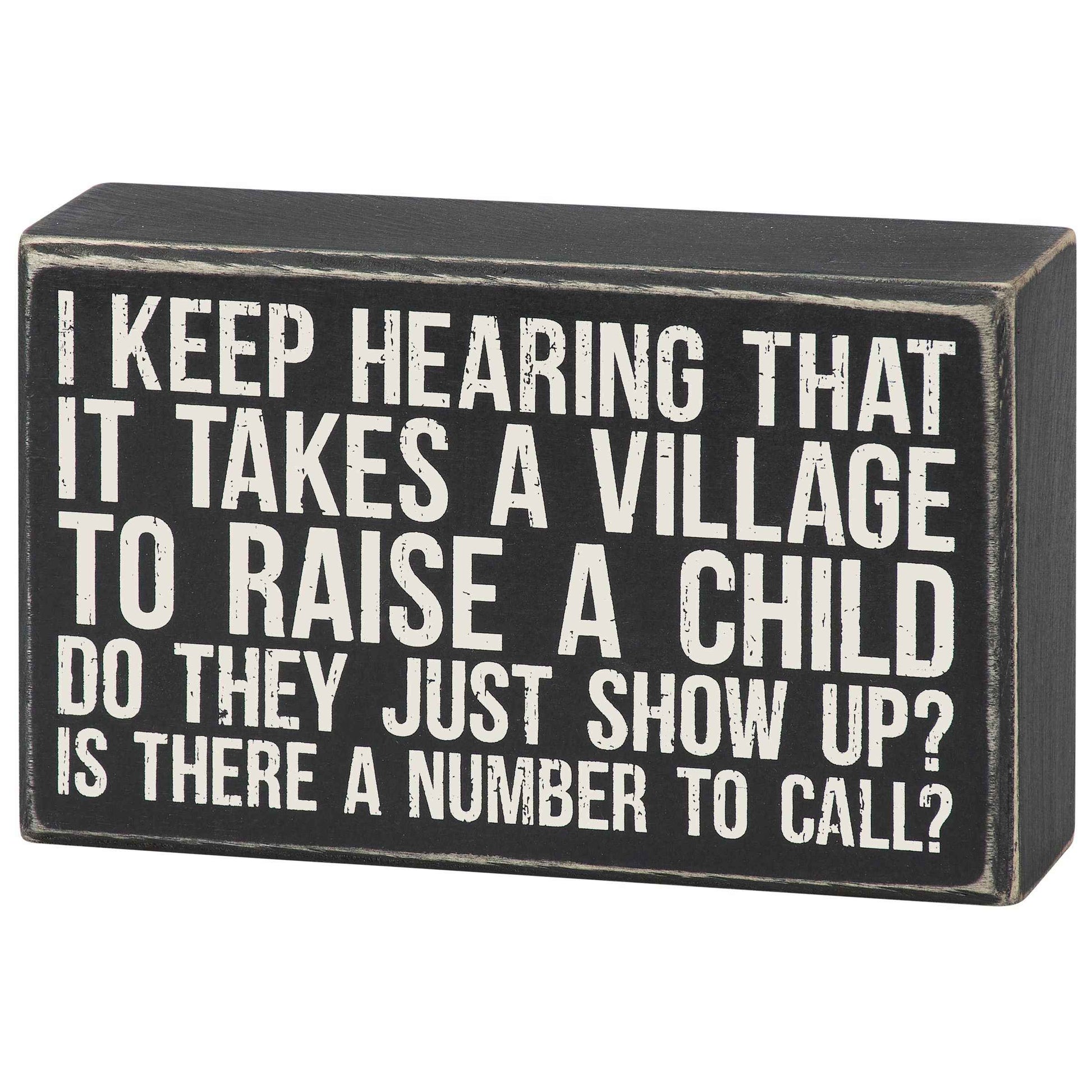 Is There A Number To Call Box Sign