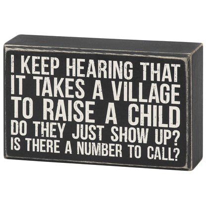 Is There A Number To Call Box Sign
