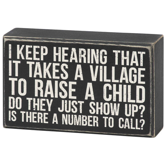 Is There A Number To Call Box Sign