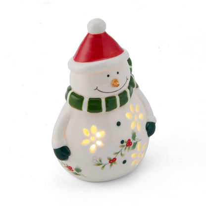 Winterberry 5.5In LED Snowman Giftbox