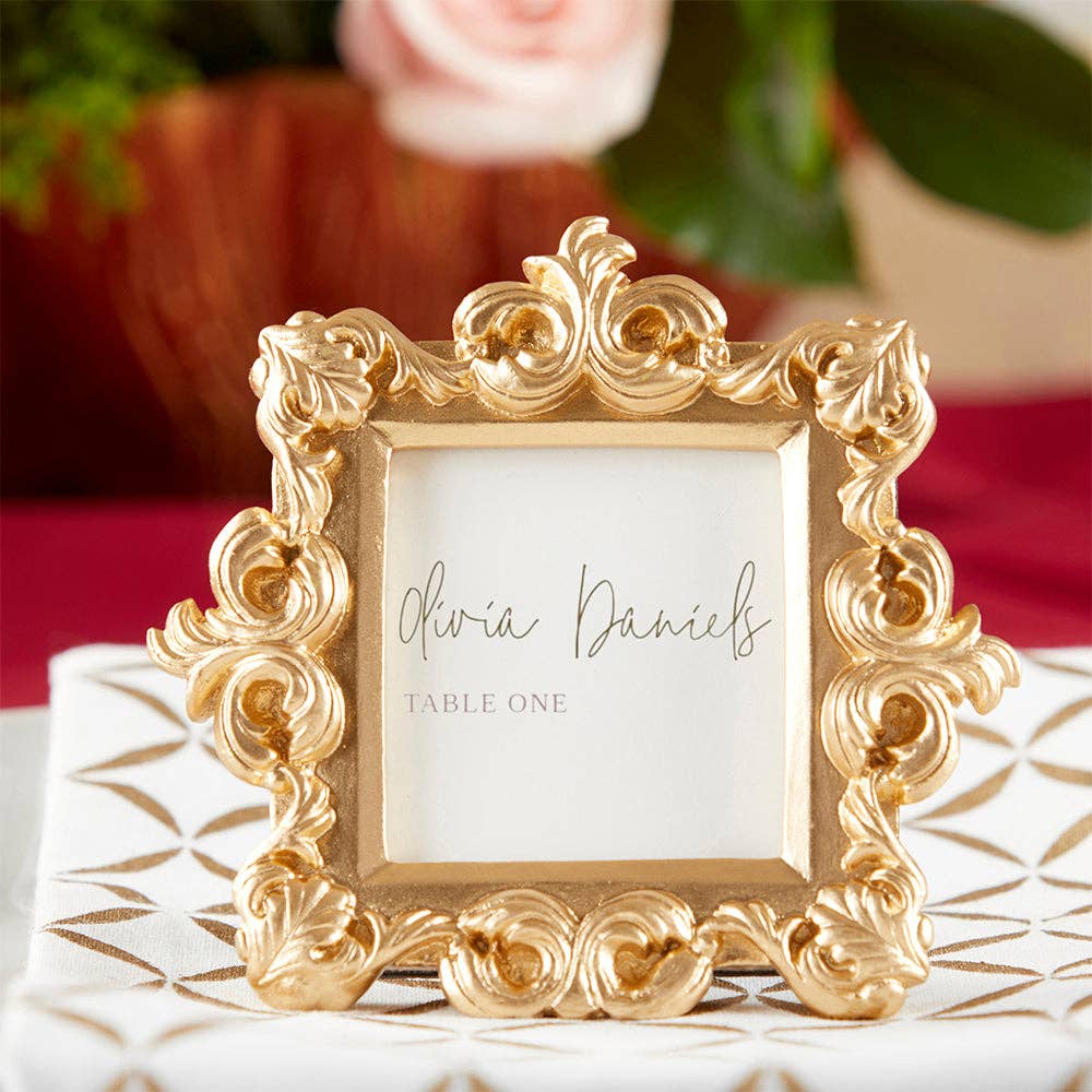 Kate Aspen - Royale Gold Baroque Place Card/Photo Holder