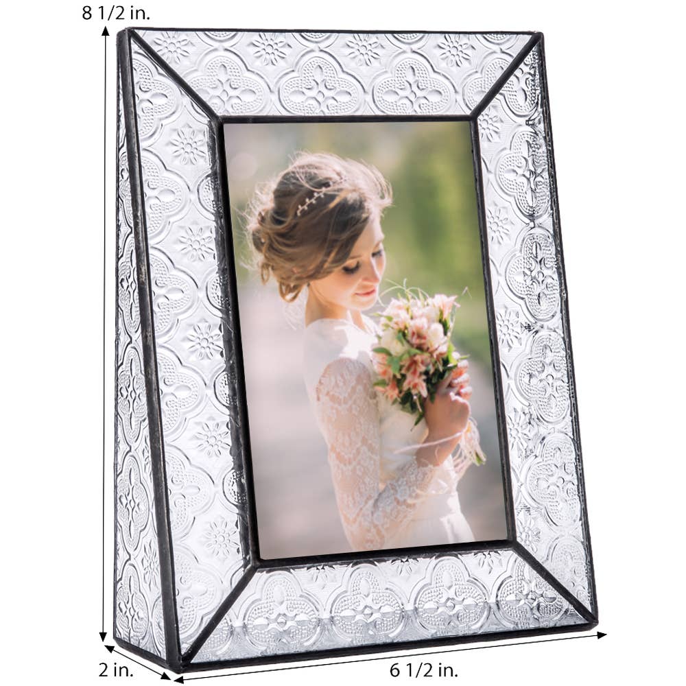 Vintage Glass Picture Frame