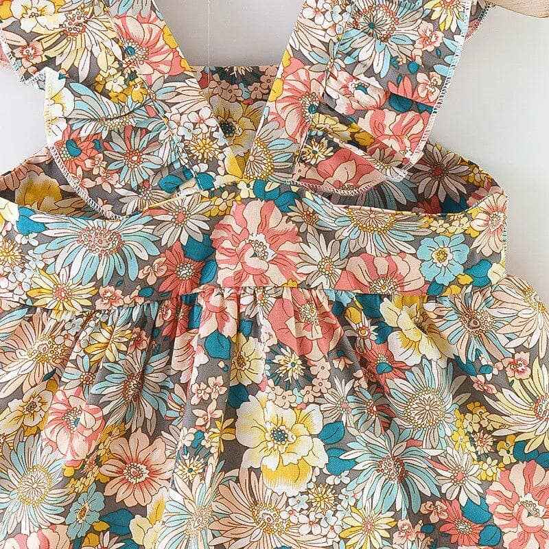Baby Girl's Summer Dress: 9-12 Months / Floral Yellow