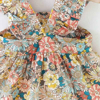 Baby Girl's Summer Dress: 9-12 Months / Floral Yellow