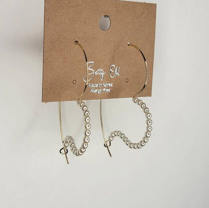 Heart Shape Dangle Earrings