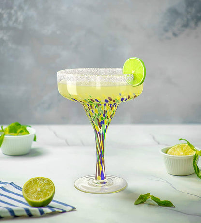 Hand Blown Margarita Glass