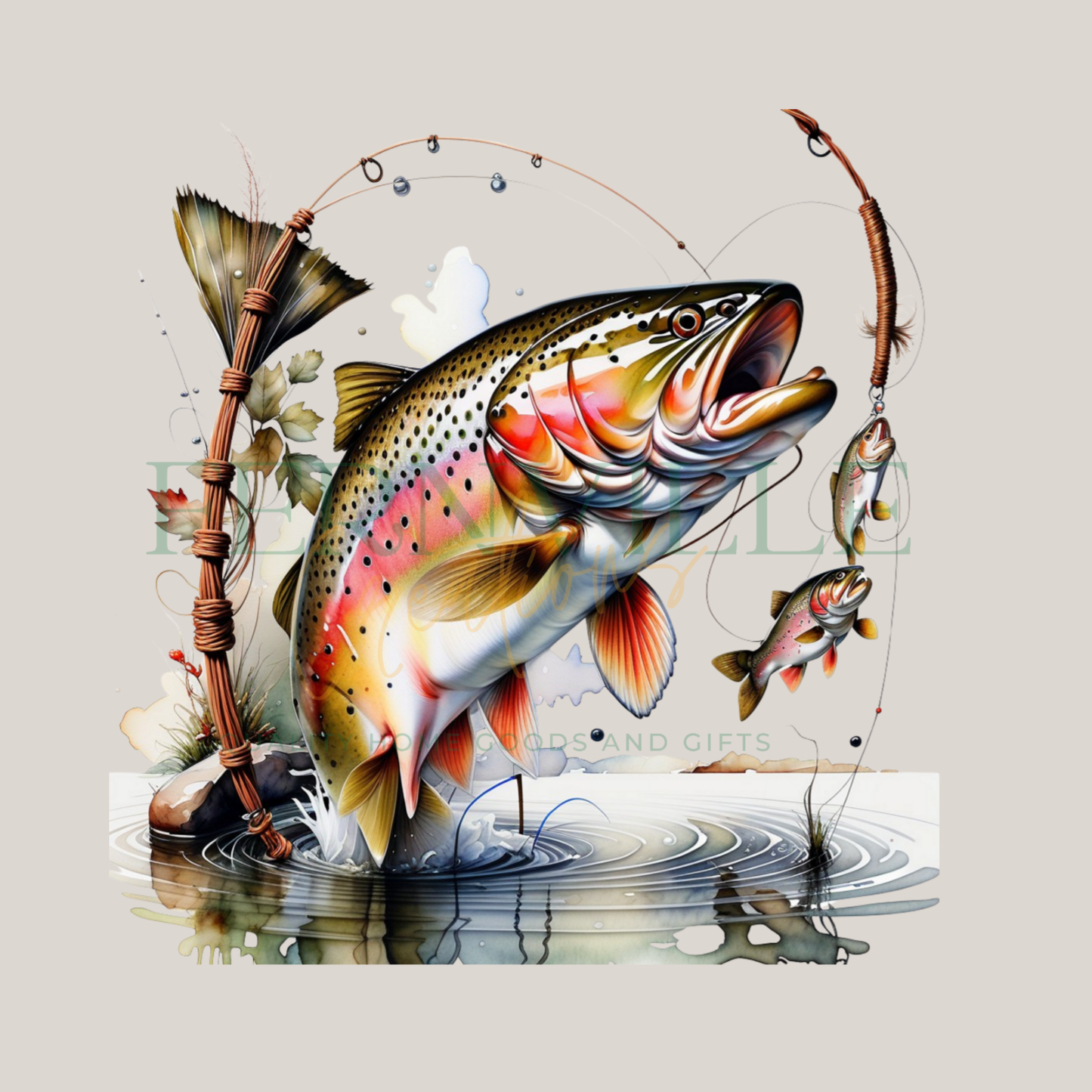 Trout Coaster SET OF 2